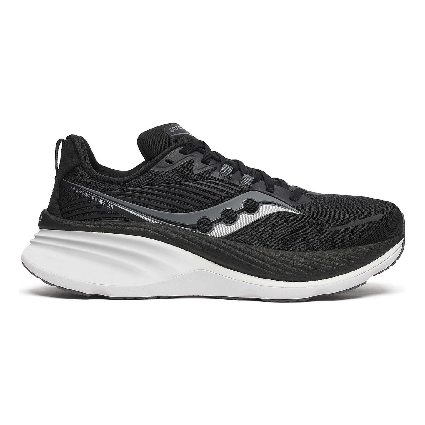 Saucony Hurricane 24 Stabilní Obuv Muži-Černá,Šedá