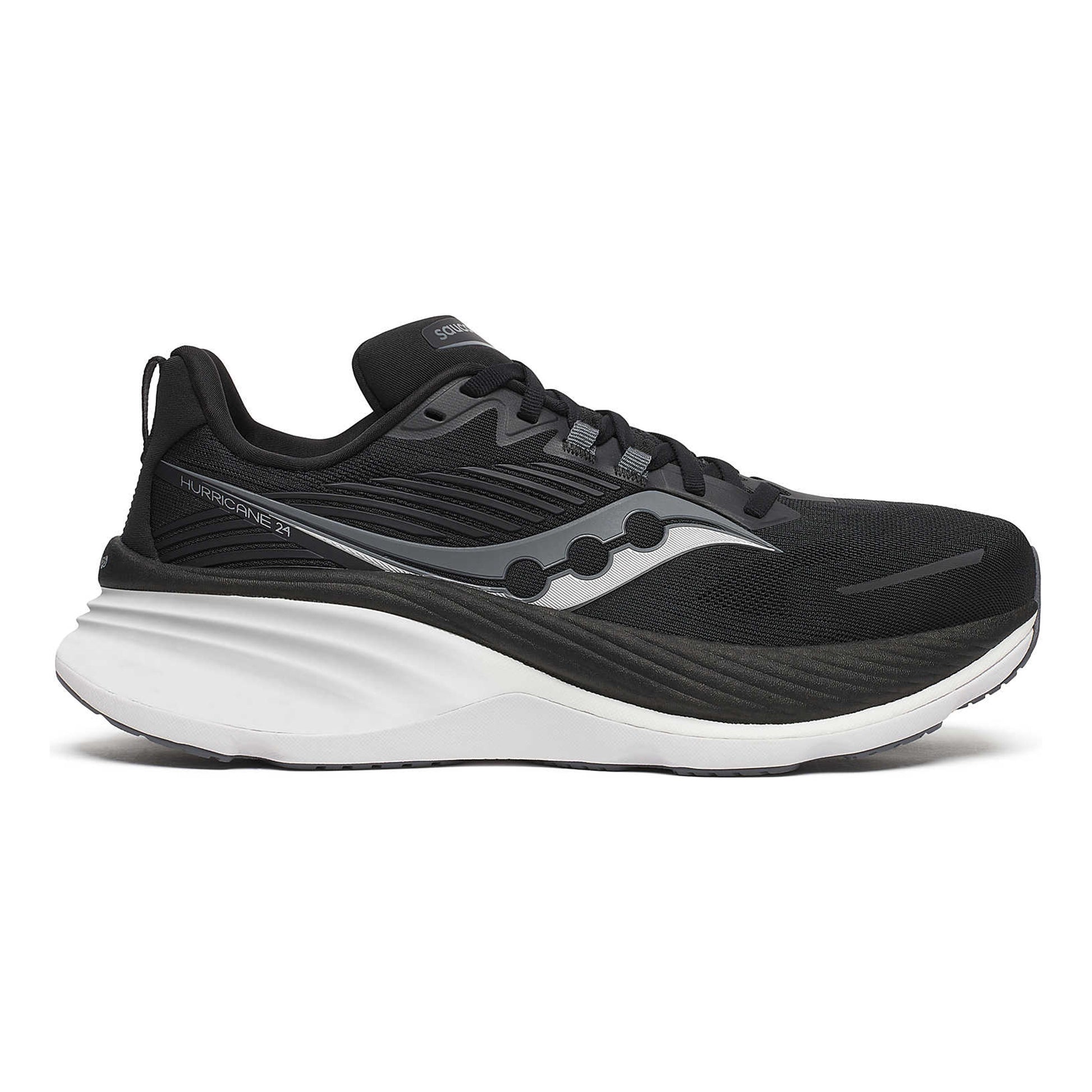 Saucony Hurricane 24 Stabilní Obuv Muži-Černá,Šedá