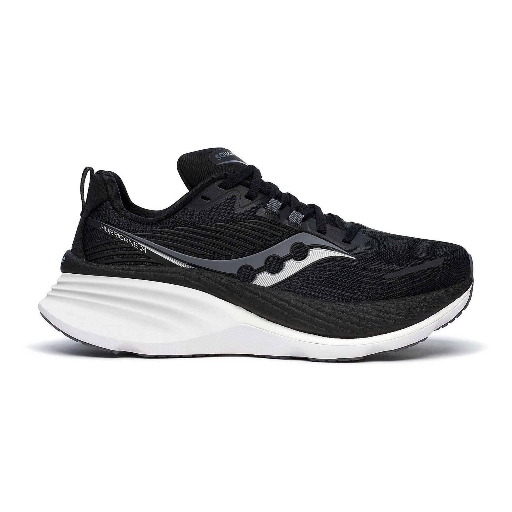 Saucony Hurricane 24 Wide Stabilní Obuv Muži-Černá,Antrazitová