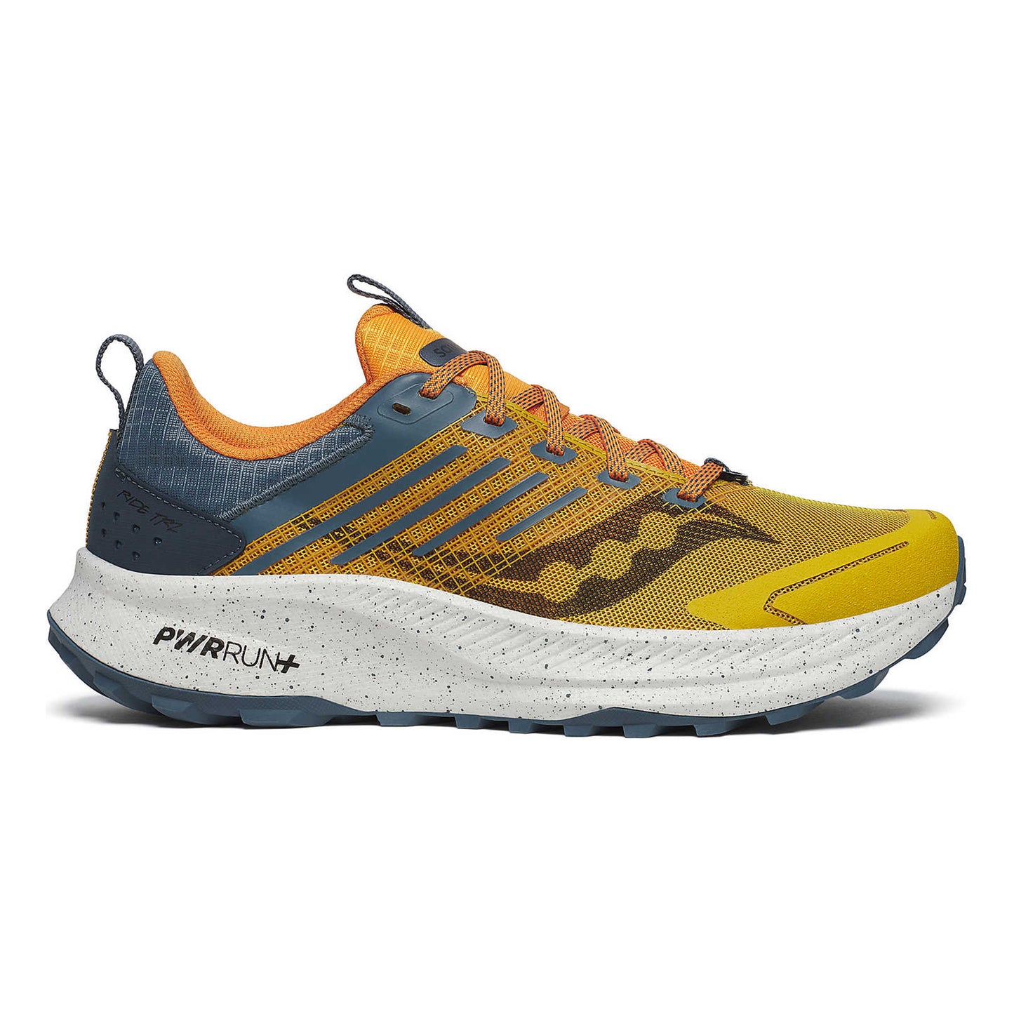 Saucony Ride TR2 Obuv pro měkčí povrch,žádný asfalt Muži-žlutá, modro-šedá