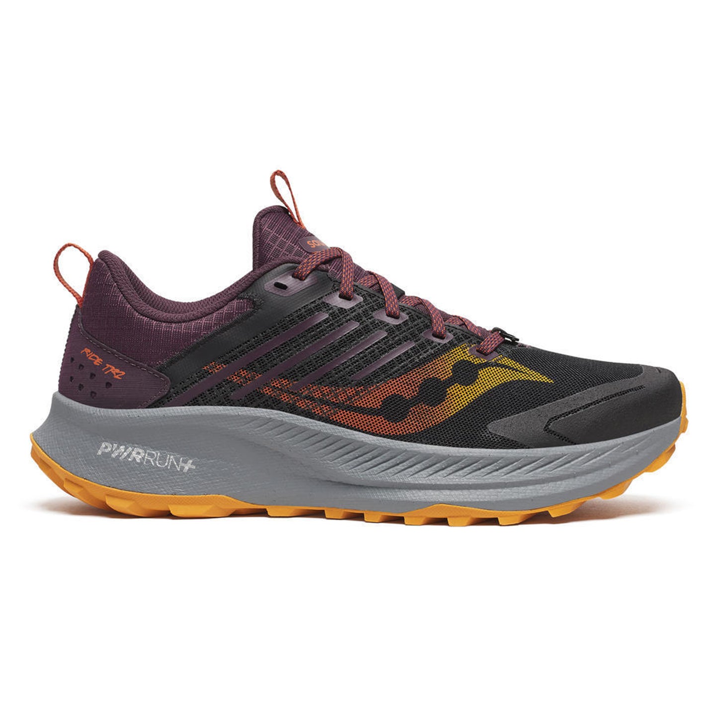 Saucony Ride TR2 Obuv pro měkčí povrch,žádný asfalt Muži-černá, oranžová
