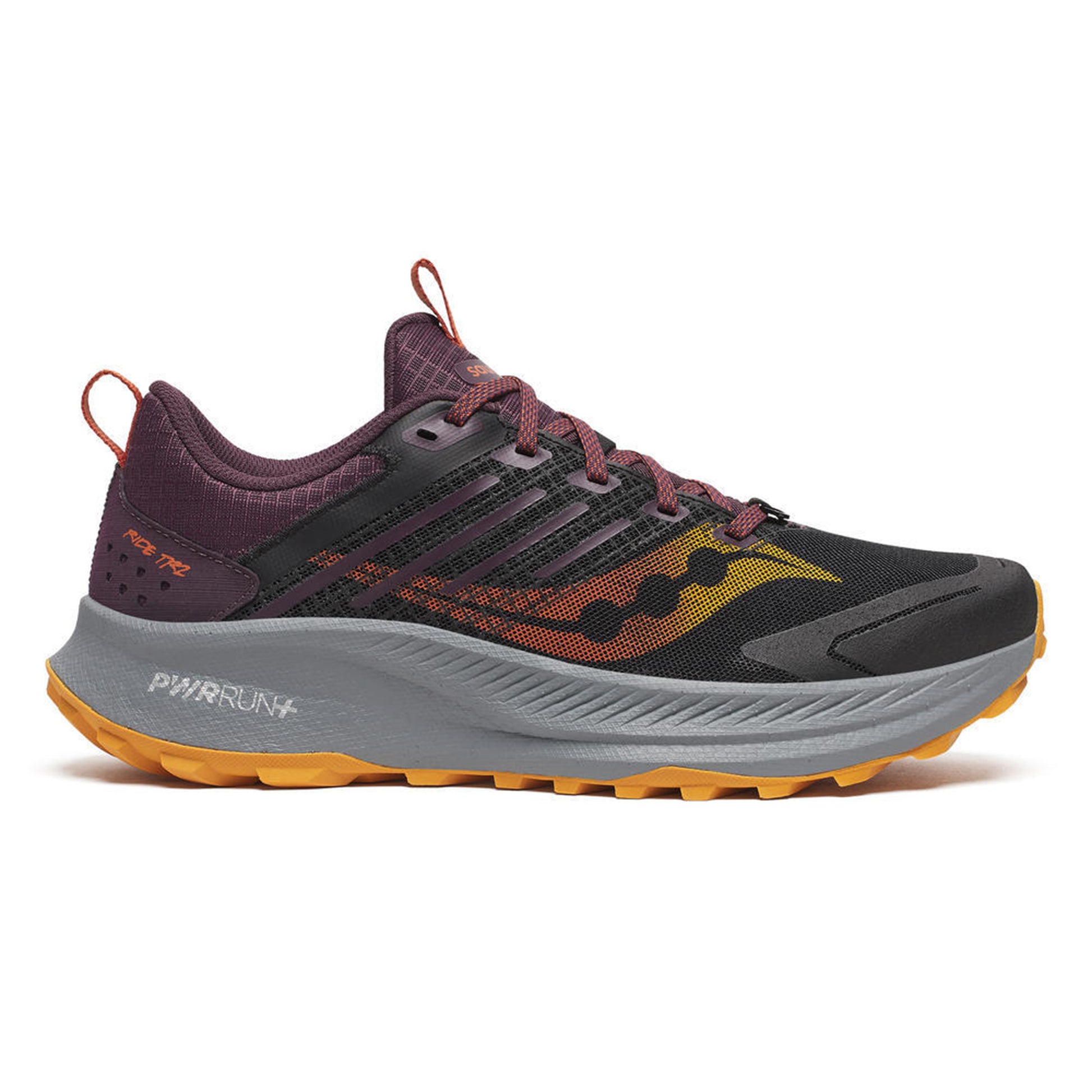 Saucony Ride TR2 Obuv pro měkčí povrch,žádný asfalt Muži-černá, oranžová
