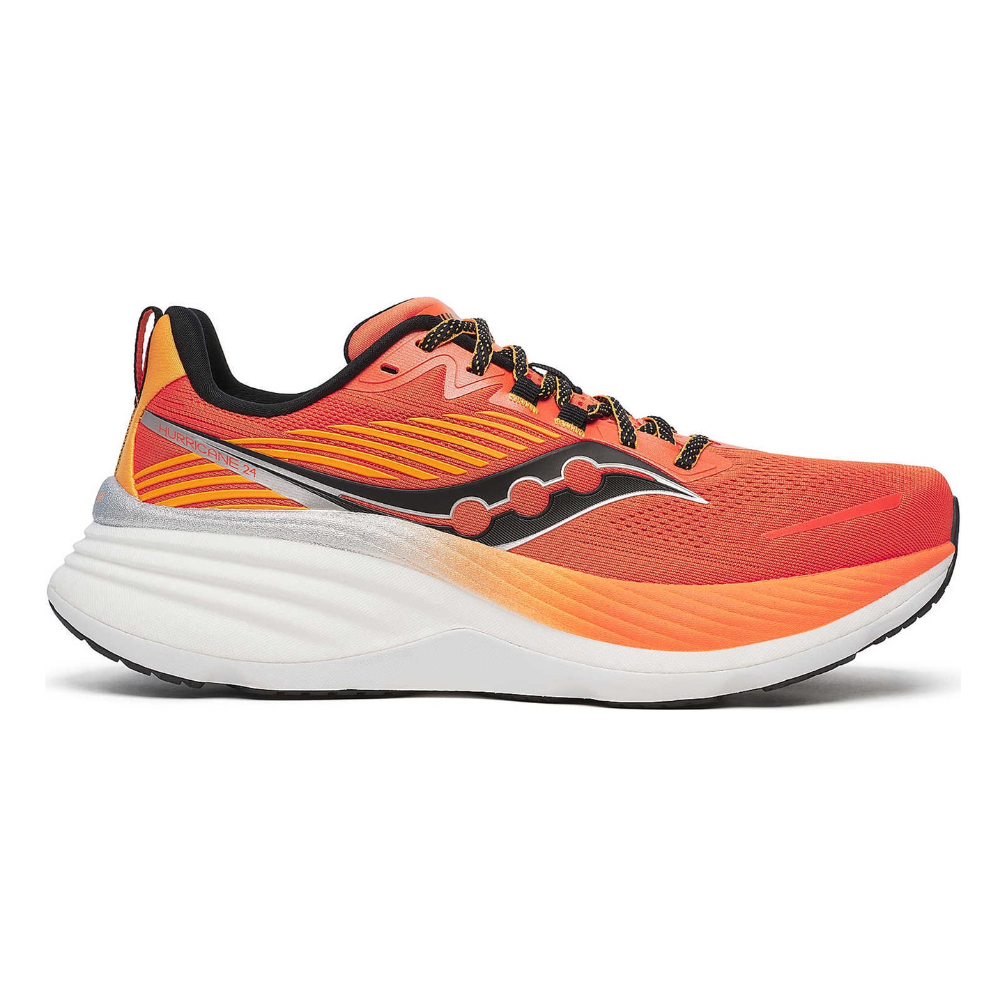 Saucony Hurricane 24 Stabilní obuv Muži - červená, oranžová
