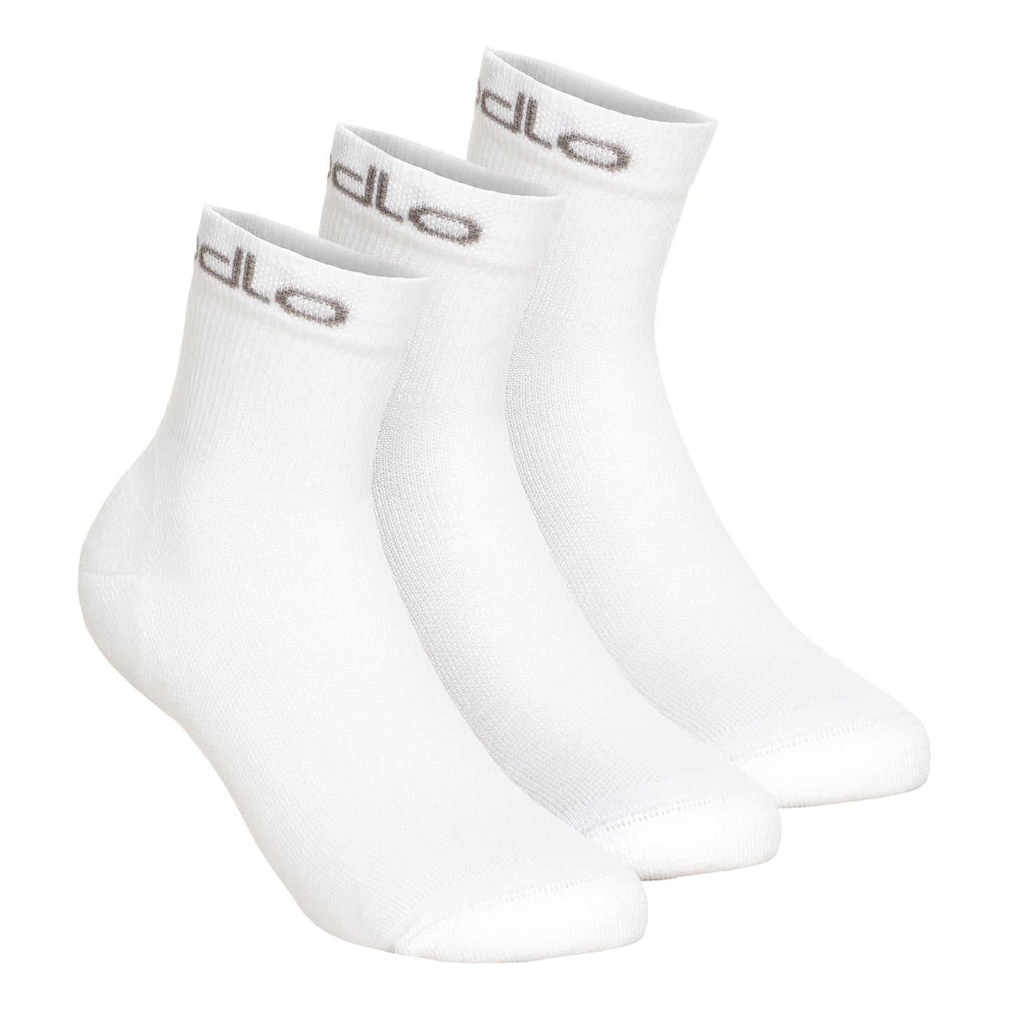 Odlo Quarter Active Sportovní ponožky 3ks v baleni Unisex - bílá,