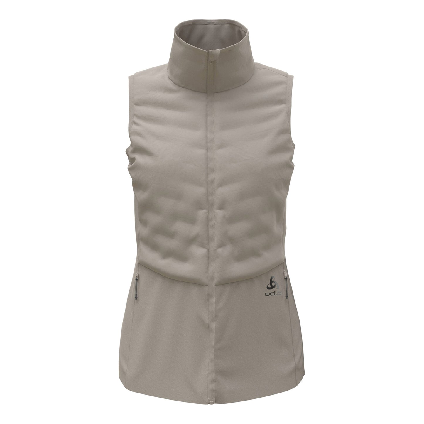 Odlo Zeroweight Insulator Běžecké vesty Dámy - světle šedá,