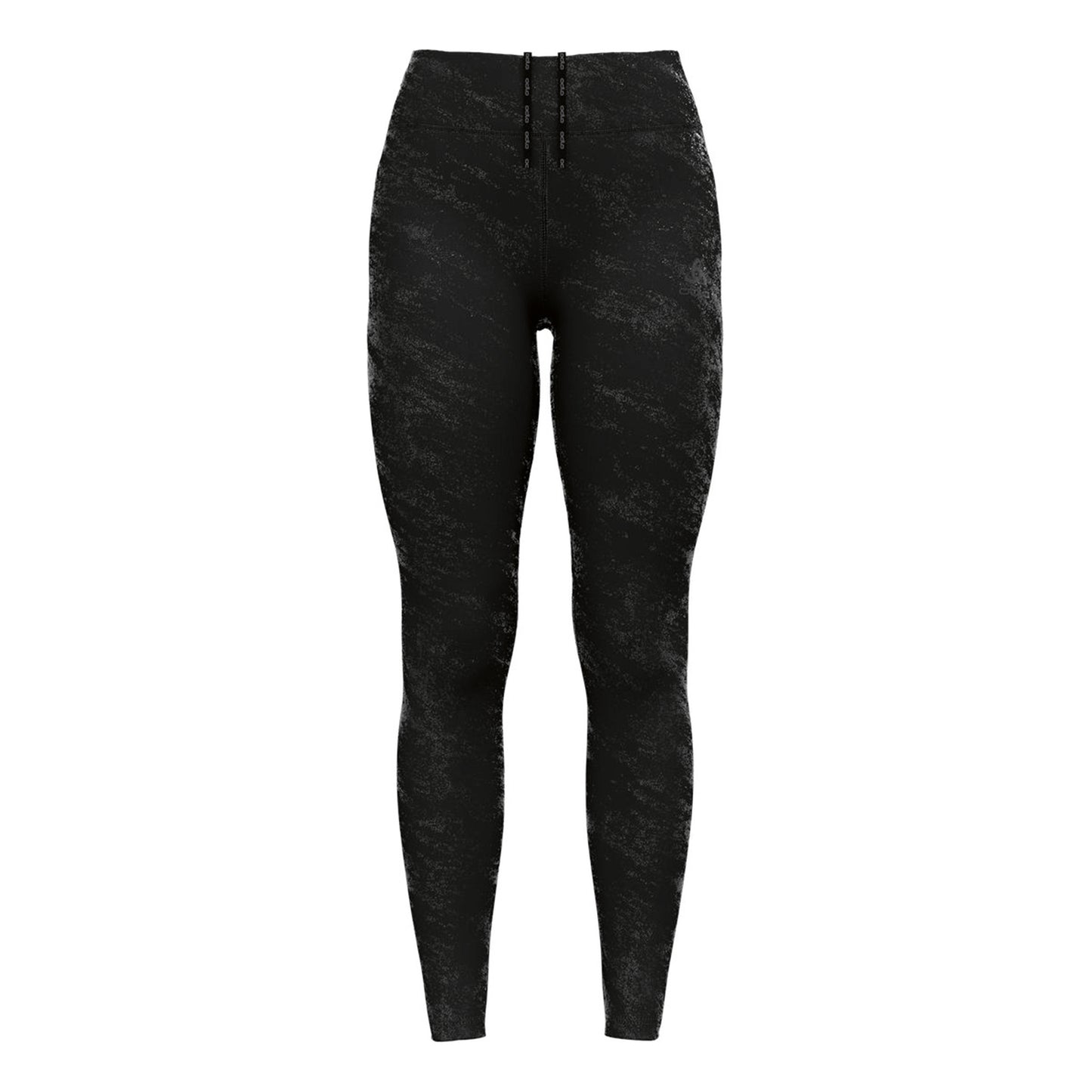 Odlo Zeroweight Print Reflective Bežecké Pančuchy Dámy-Černá