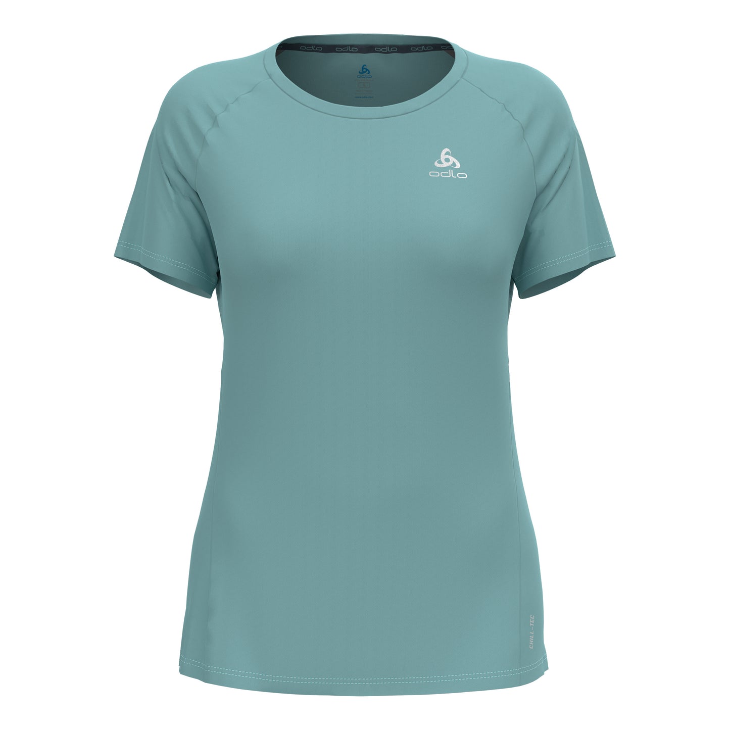 Odlo Essential Chill-Tec Crew Neck Bežecké tričko Dámy - tyrkysová,