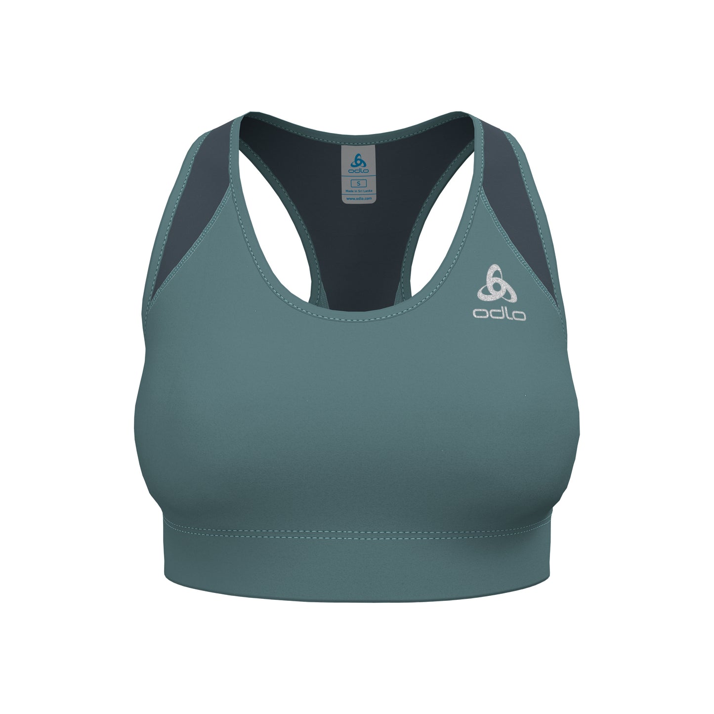 Odlo Essential Mesh Sportovní podprsenka Dámy - modro-šedá, tmavě šedá