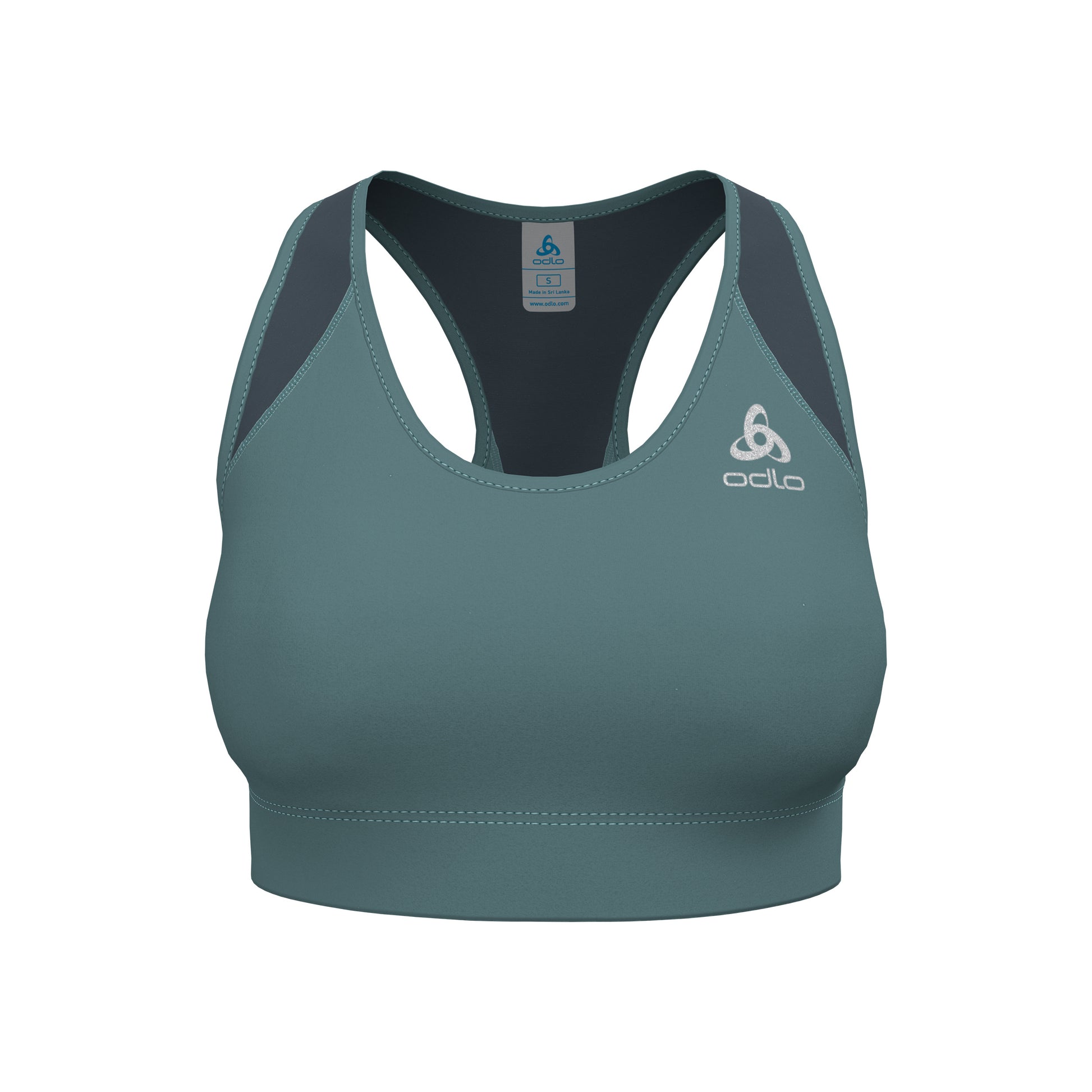 Odlo Essential Mesh Sportovní podprsenka Dámy - modro-šedá, tmavě šedá
