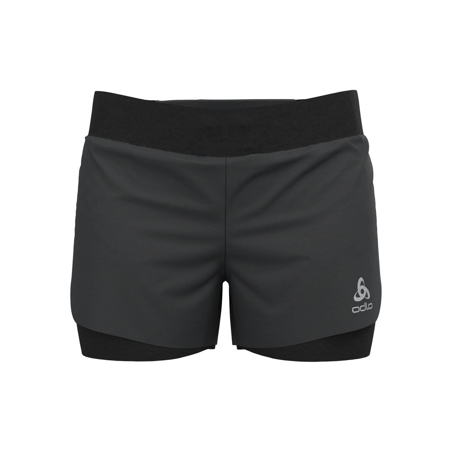 Odlo Zeroweight 3inch 2in1 Bežecké Šortky Dámy-Černá