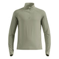 Zeroweight Warm Mid Layer 1/2 Zip Bežecké Tričko Muži - Olivová