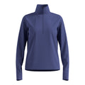Essential Thermal Midlayer 1/2 Zip Bežecké Tričko Dámy-Modrá