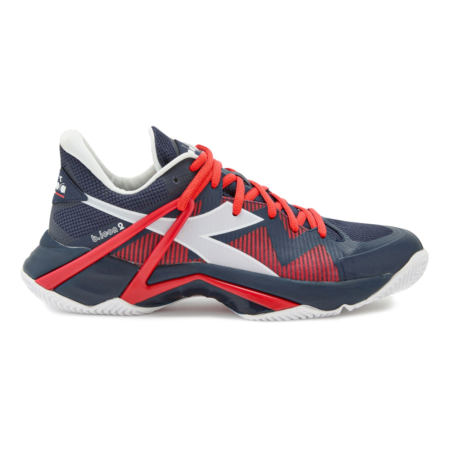 Diadora B.Icon 2 Obuv na antuku Muži - tmavě modrá, červená
