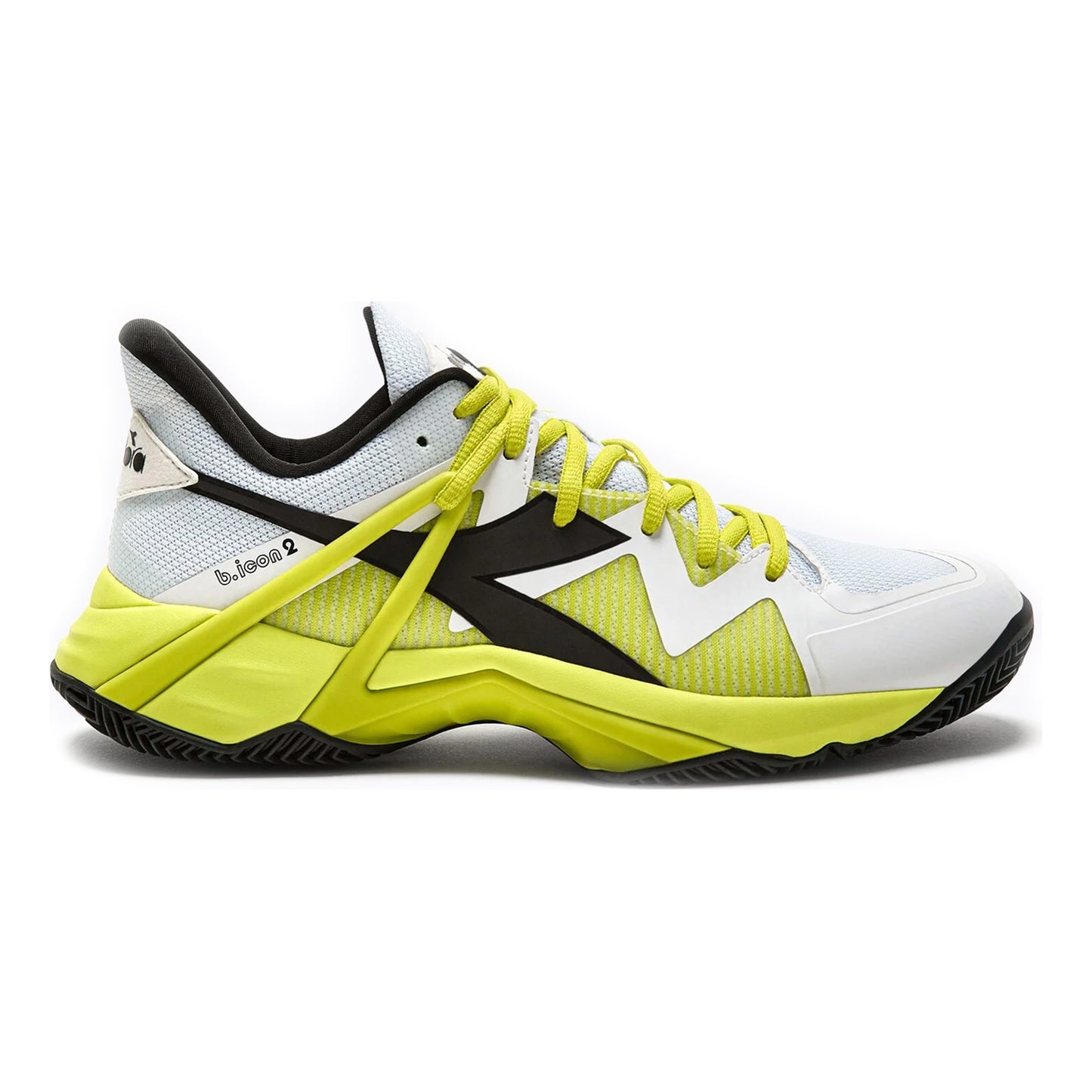 Diadora B.Icon 2 Obuv na antuku Muži-bílá,neonově žlutá