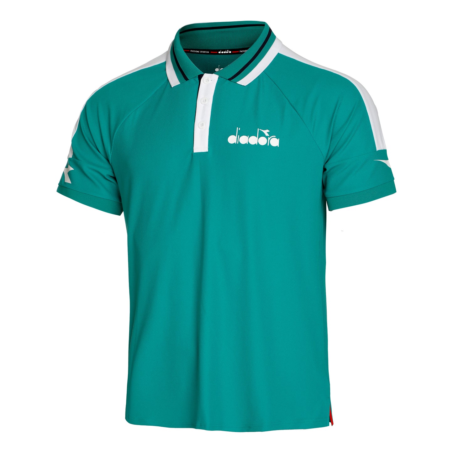 Diadora Icon Pólo Muži - zelená, bílá
