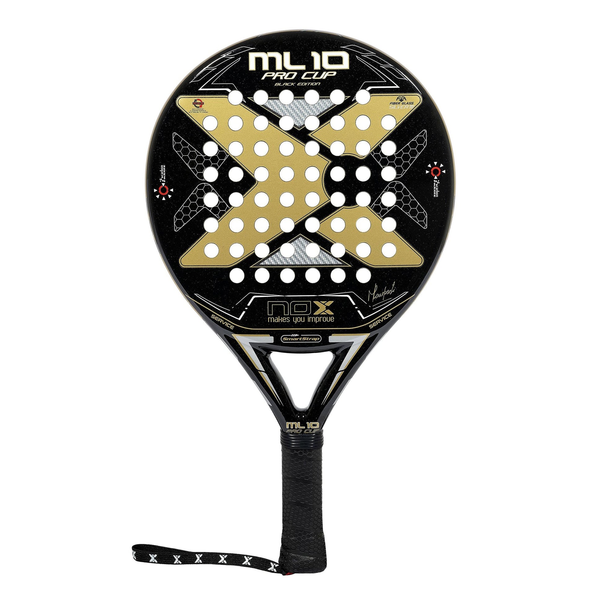 NOX ML10 Pro Cup Black Edition Padelová raketa