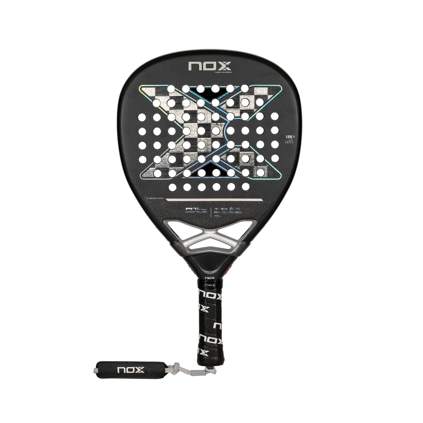 NOX Genius Attack 18k 23 Padelová raketa