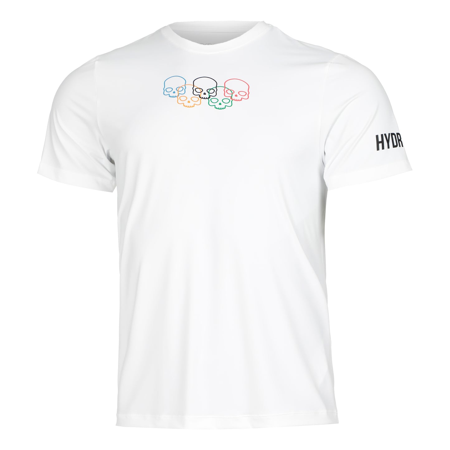Hydrogen Olympic Skull Tech Tričko Muži - bílá, vícebarevné