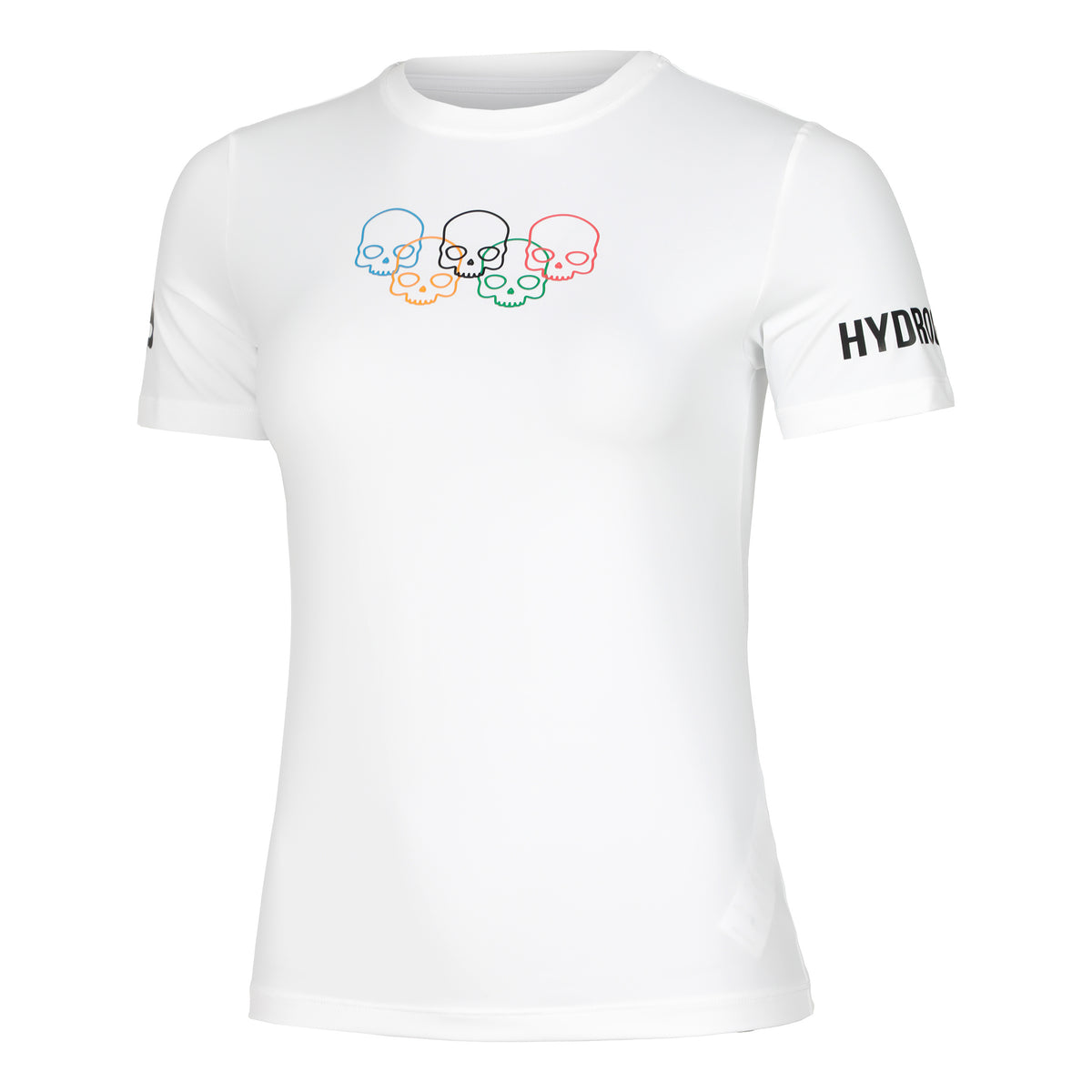 Hydrogen Olympic Skull Tech Tričko Dámy - bílá,