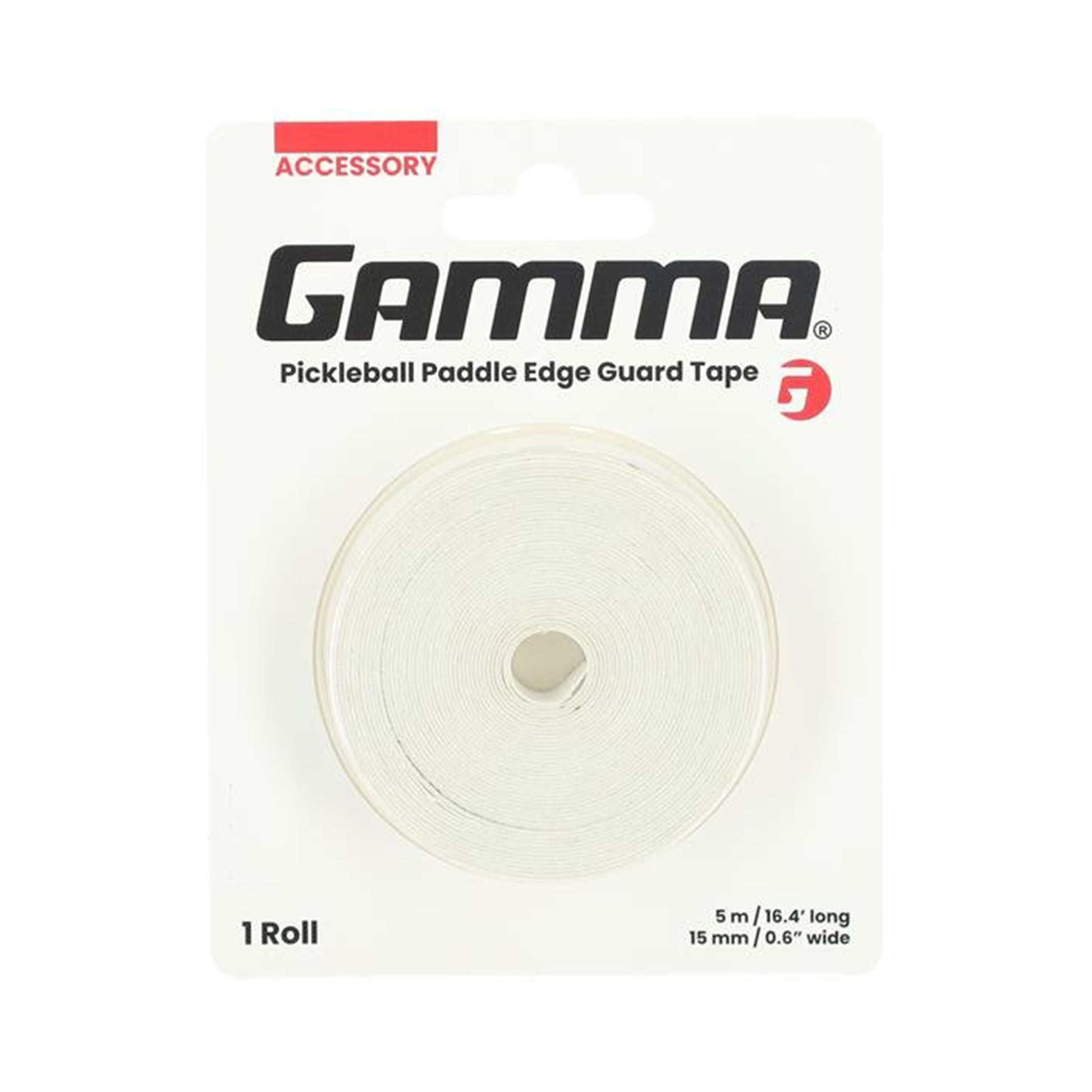 Gamma Páska Na Ochranu Rámu Loptičky Pickleball-Bílá