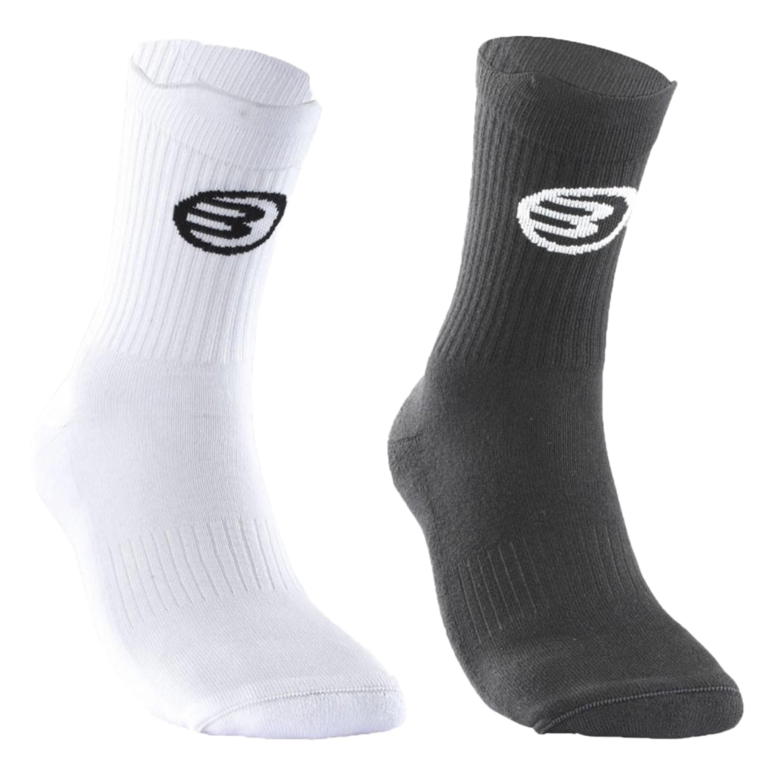 Bullpadel Bp253 (Pack 2) Sportovní ponožky Unisex - černá, bílá