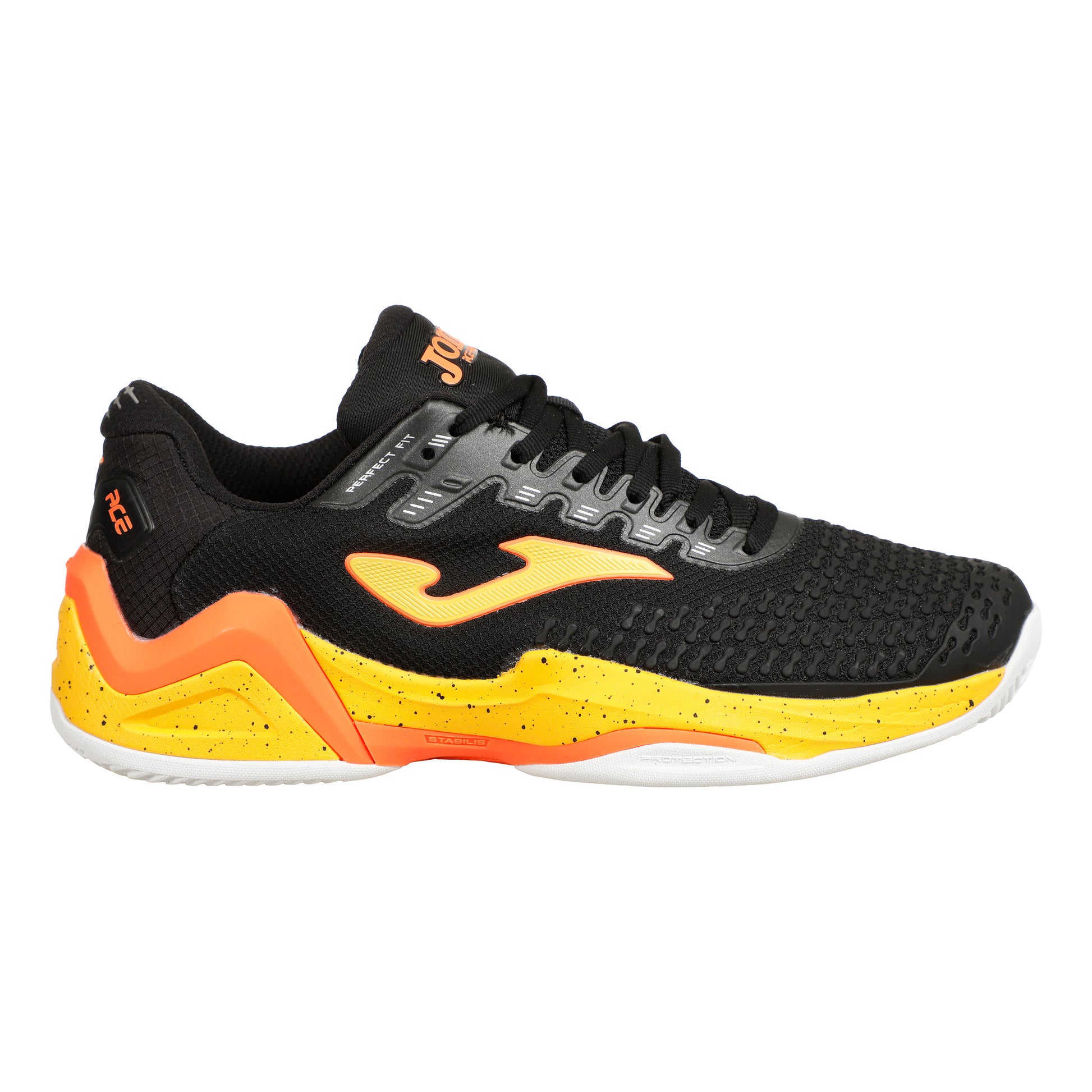 Joma Ace Clay Obuv na antuku Muži - černá, oranžová