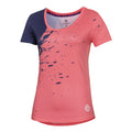 Amari Tech Round-Neck Tričko Dámy - korálová, tmavě modrá