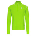 Zac Tech Half Zip S Dlouhým Rukávem Muži-Neonově Zelená,Bílá