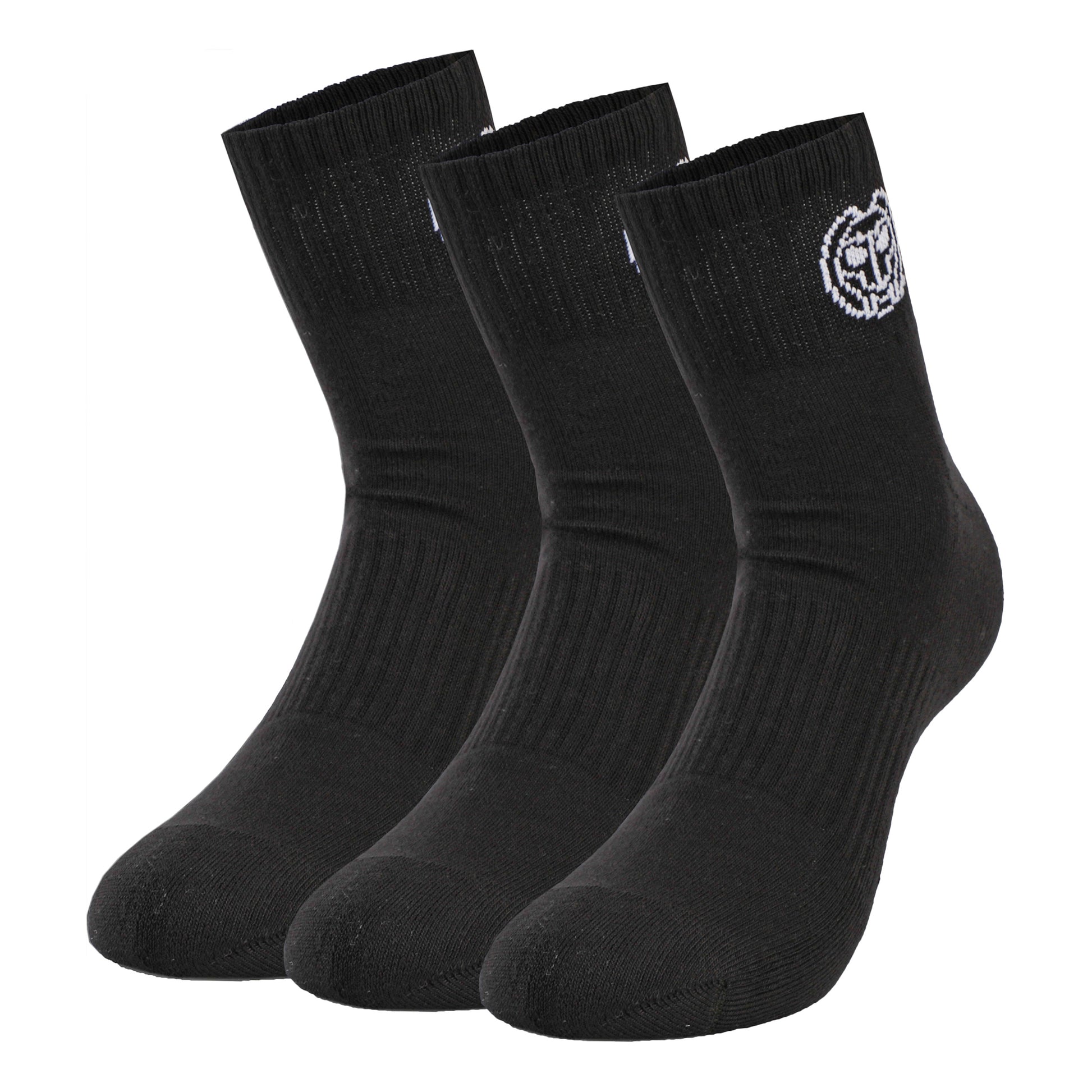 BIDI BADU Gila Ankle Tech Sportovní ponožky 3ks v baleni Unisex - černá, bílá