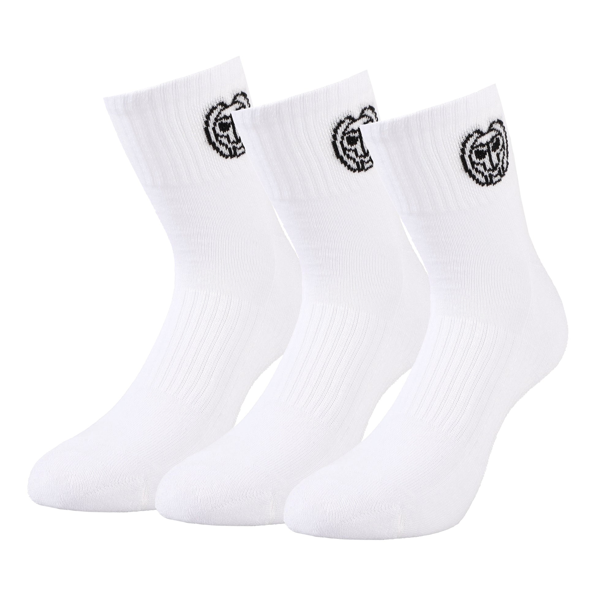 BIDI BADU Gila Ankle Tech Sportovní ponožky 3ks v baleni Unisex - bílá, černá