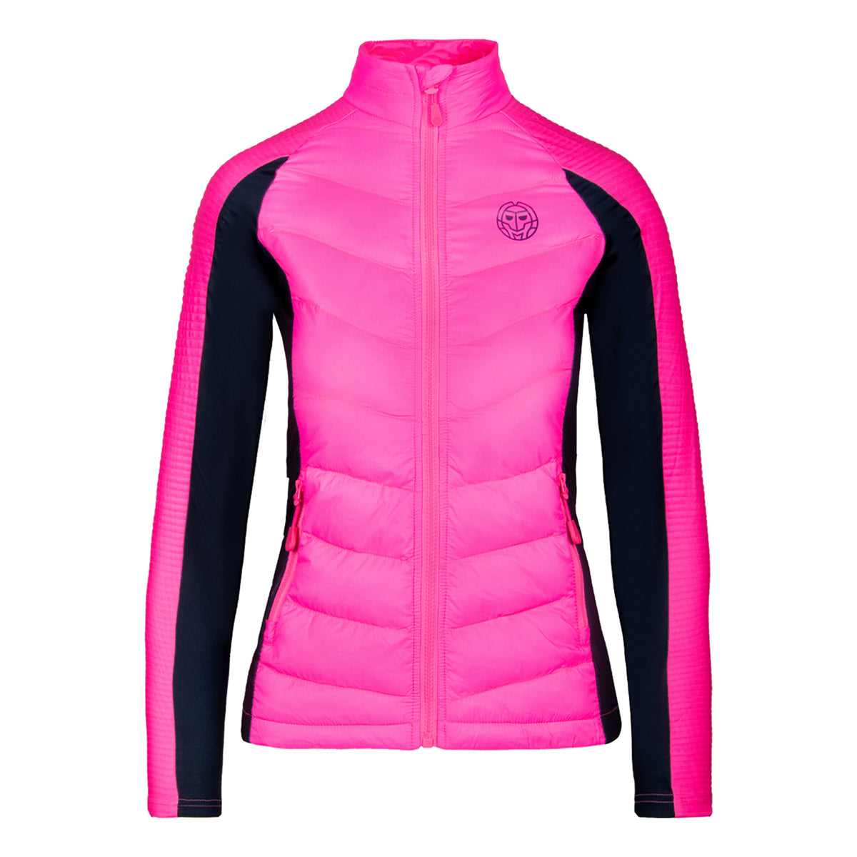 BIDI BADU Dania Tech Down Jacket Tréninková bunda Dámy - růžová, tmavě modrá