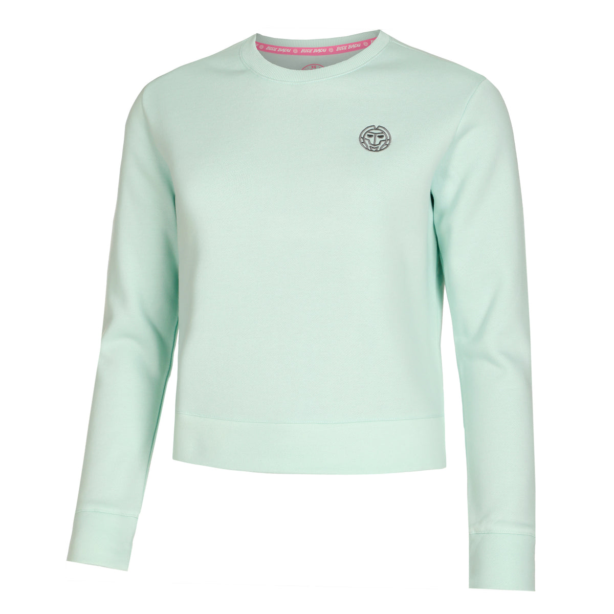 BIDI BADU Mirella Basic Crew Mikina Dámy - mint,
