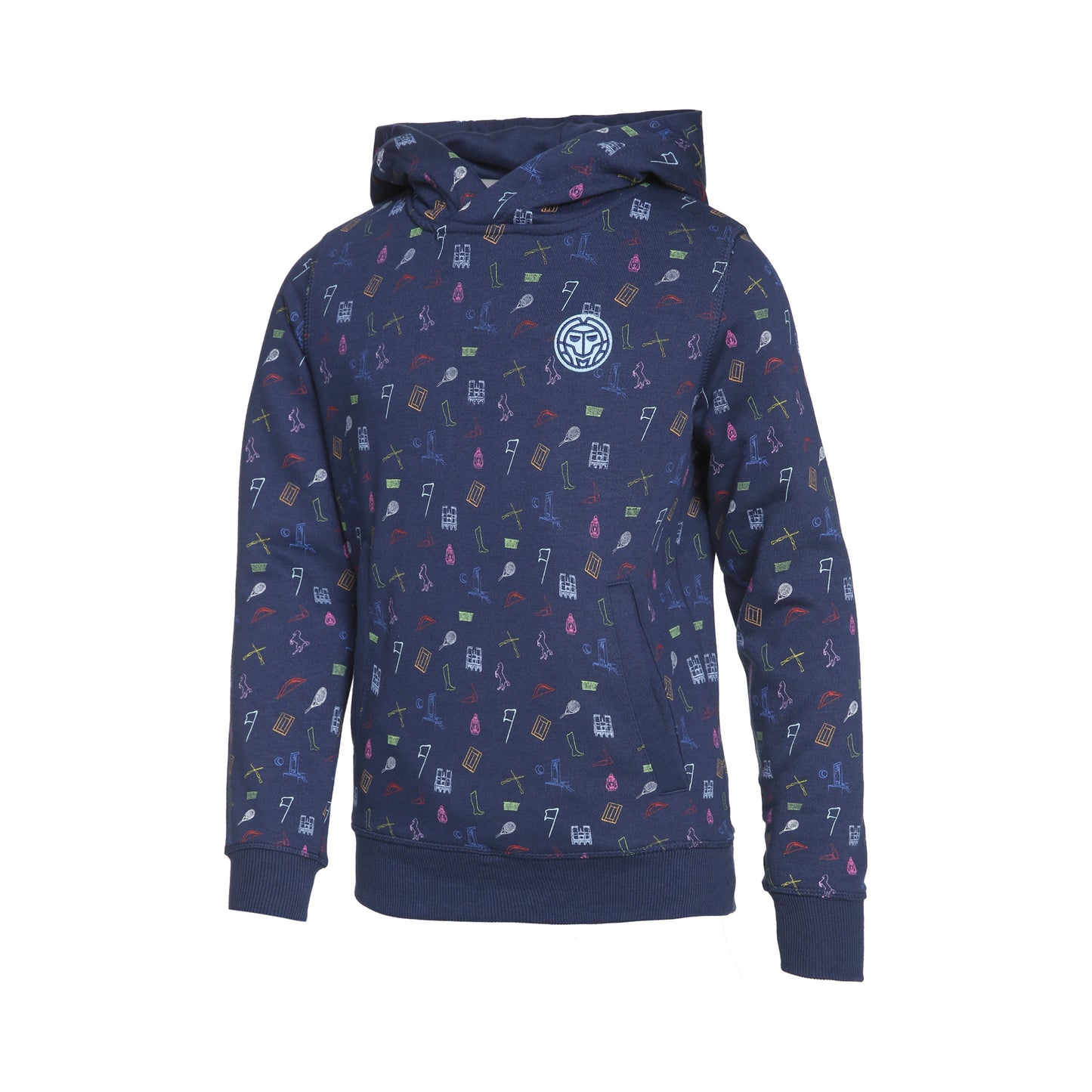 BIDI BADU Aisosa Lifestyle Hoody Dívky-Tmavě Modrá,Vícebarevné