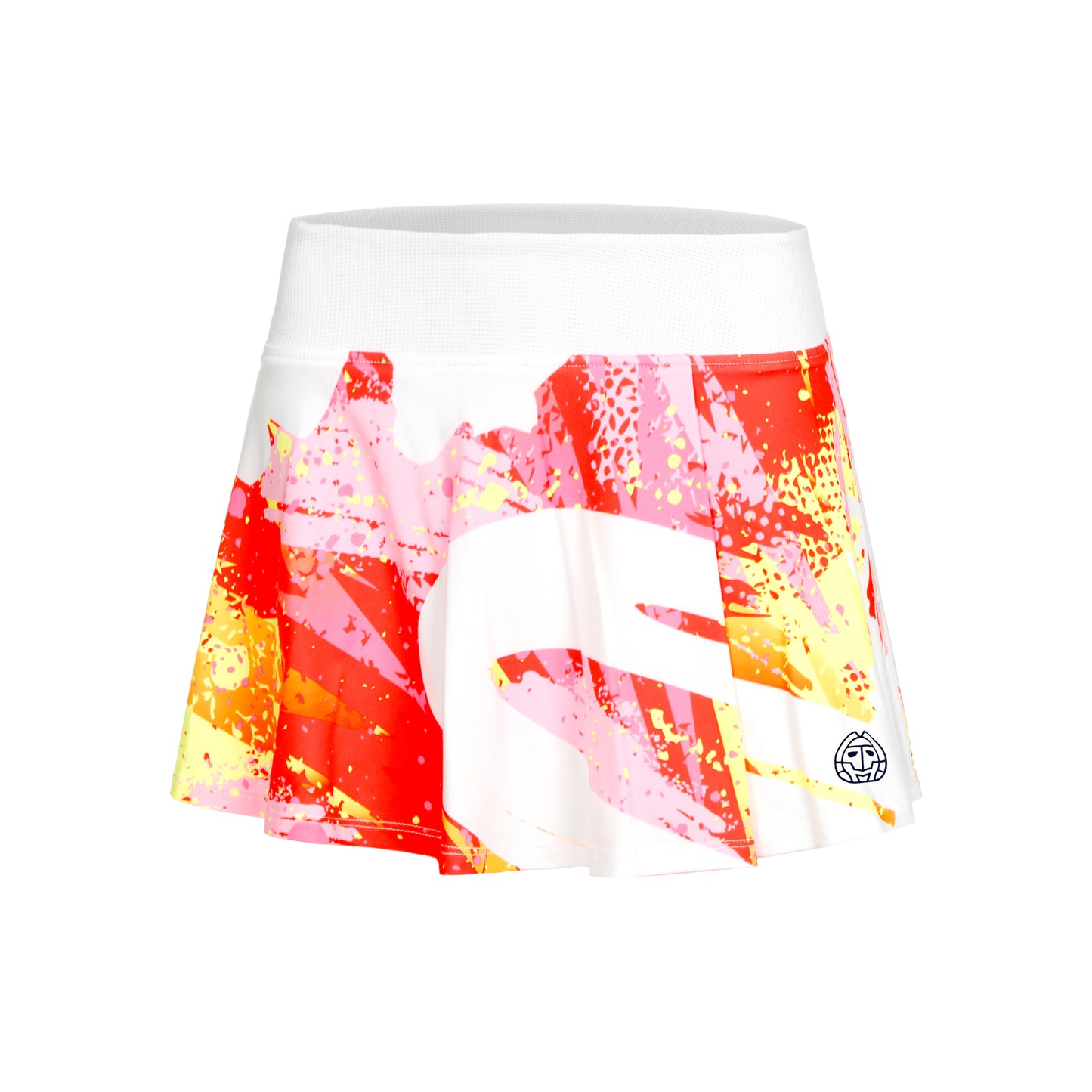 BIDI BADU Wild Arts Printed Wavy Sukně Dámy-Bílá,Vícebarevné