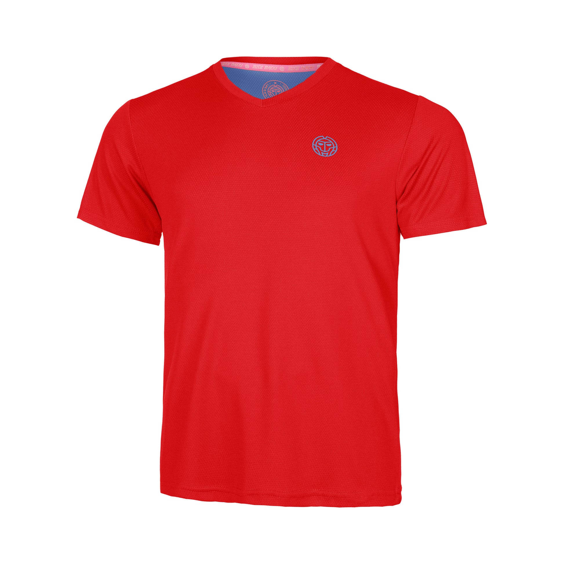 BIDI BADU Crew Inside Out V-Neck Tričko Chlapci - červená, modrá