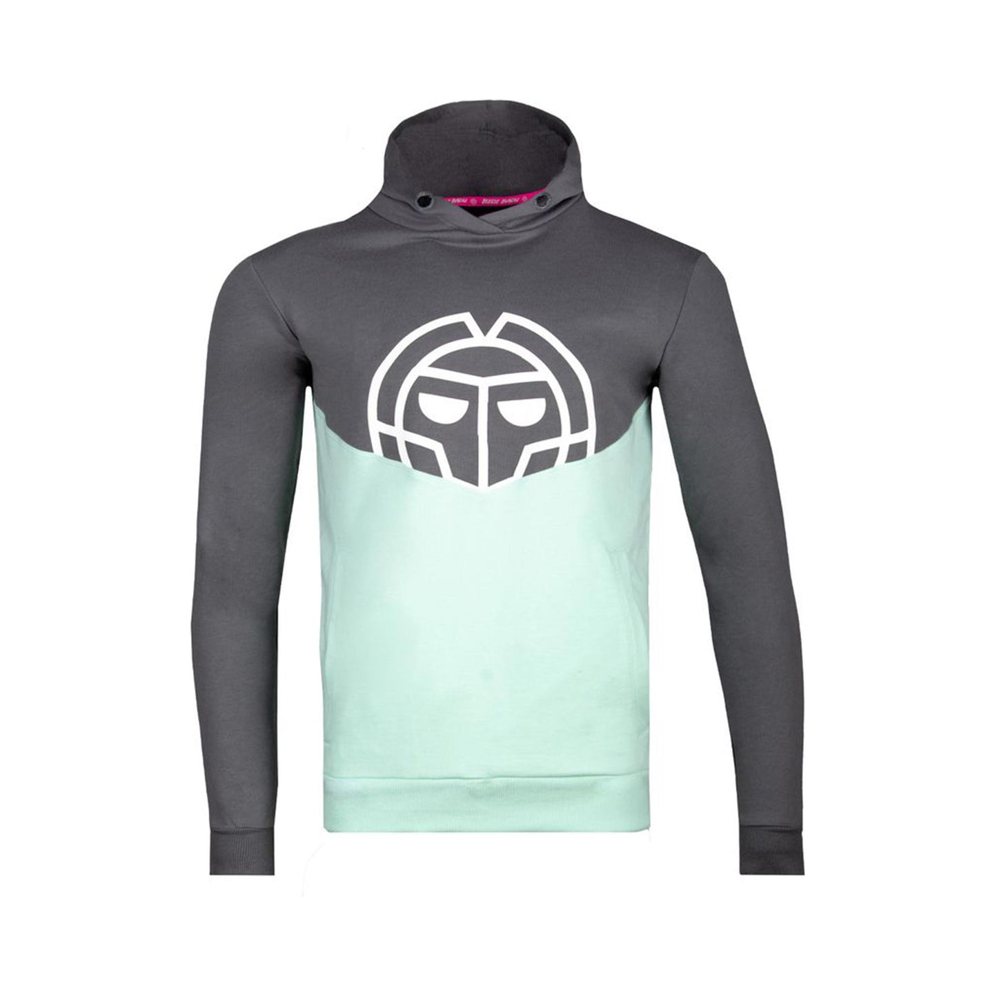 BIDI BADU Bassem Lifestyle Hoody Chlapci - tmavě šedá, mint