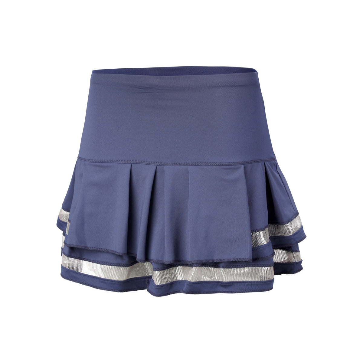Lucky in Love Long Pleat Tier Sukně Dámy - modrá, růžová