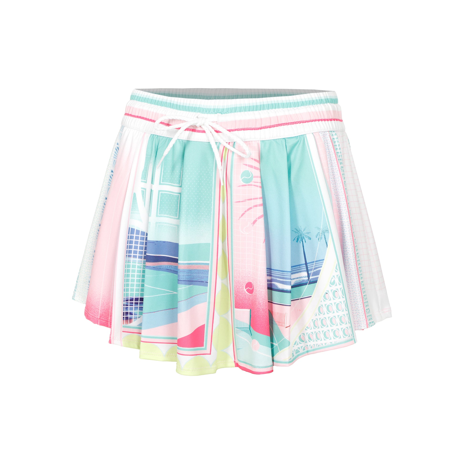 Lucky in Love High Waist Deco Love Sukně Dámy - bílá, vícebarevné
