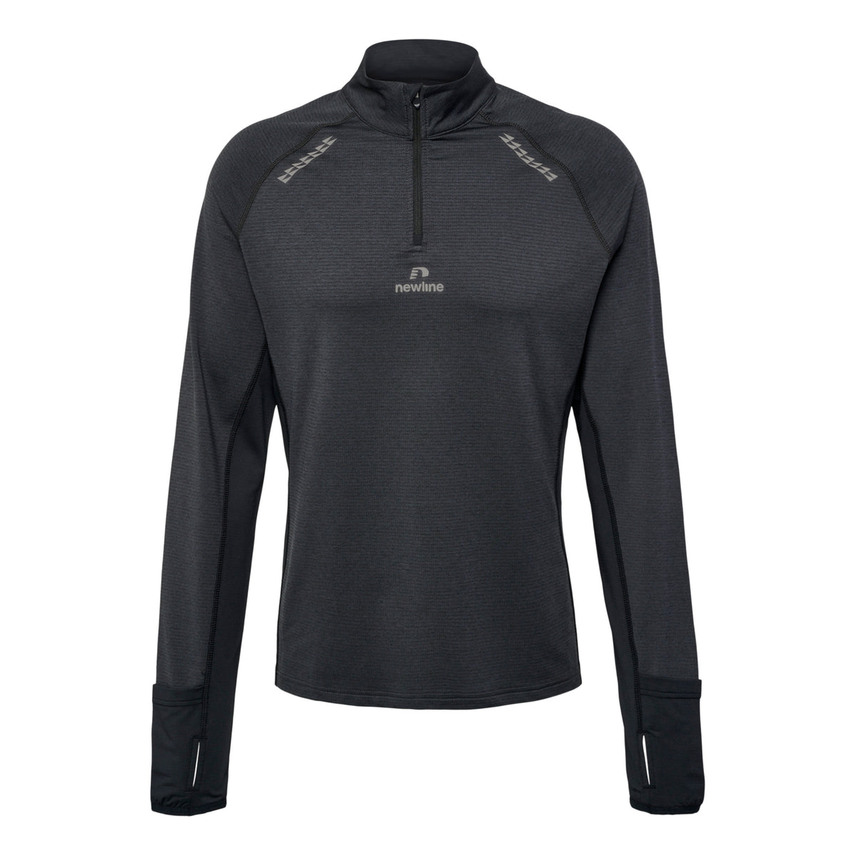 Newline Mesa Half-Zip Bežecký top Muži - černá,