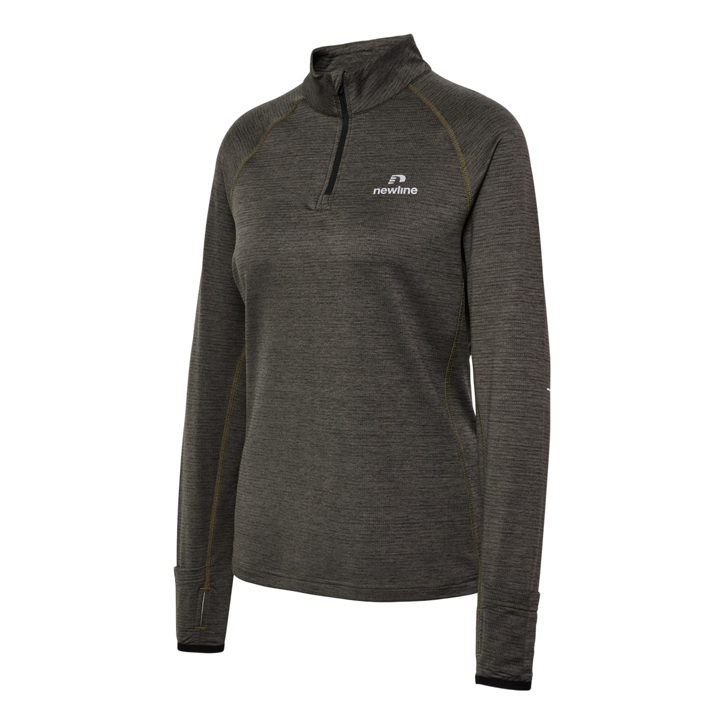 Newline Pace Half-Zip Bežecký Top Dámy-Šedá