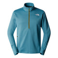 Winter Warm Pro 1/4 Zip Bežecké tričko Muži - modro-šedá,