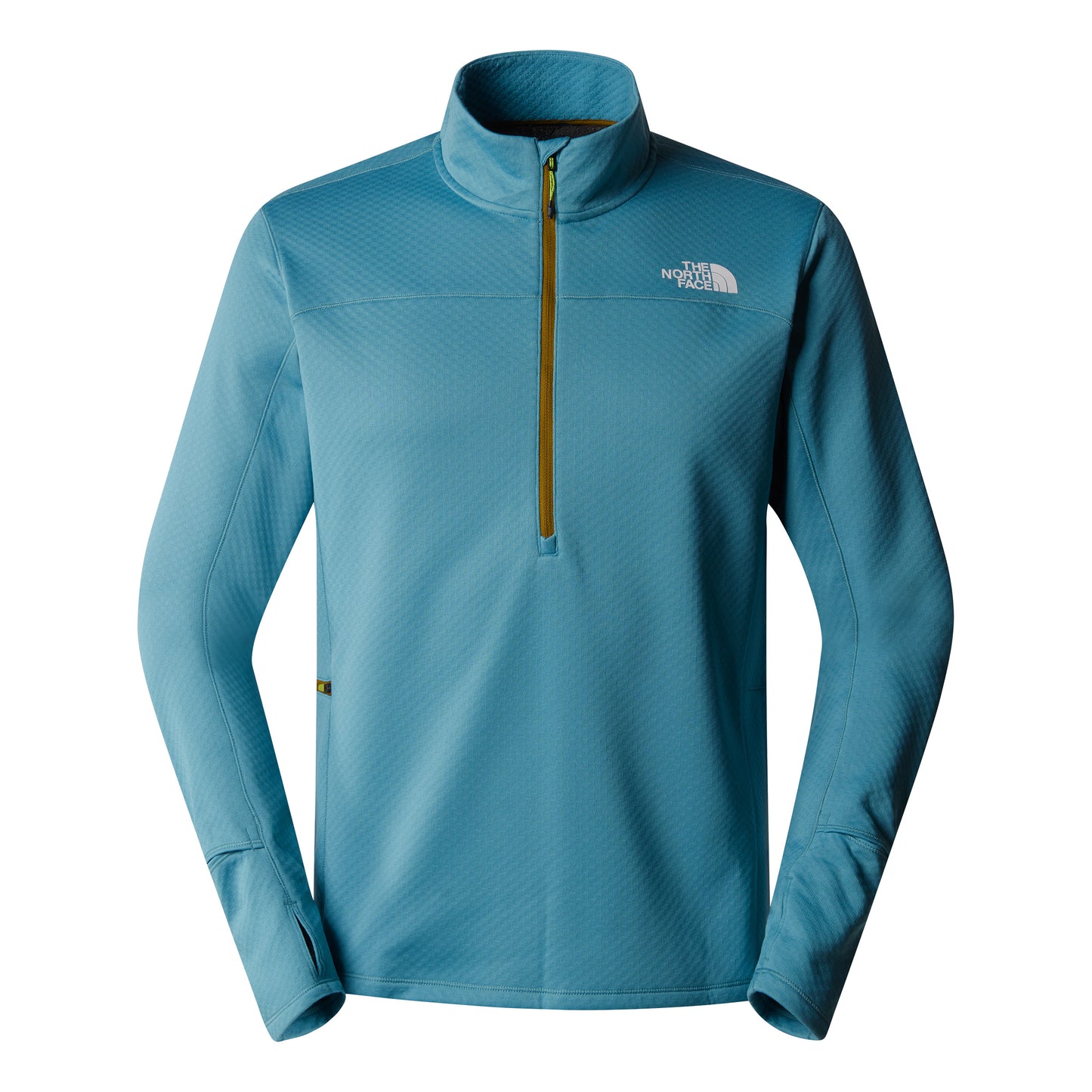 The North Face Winter Warm Pro 1/4 Zip Bežecké tričko Muži - modro-šedá,