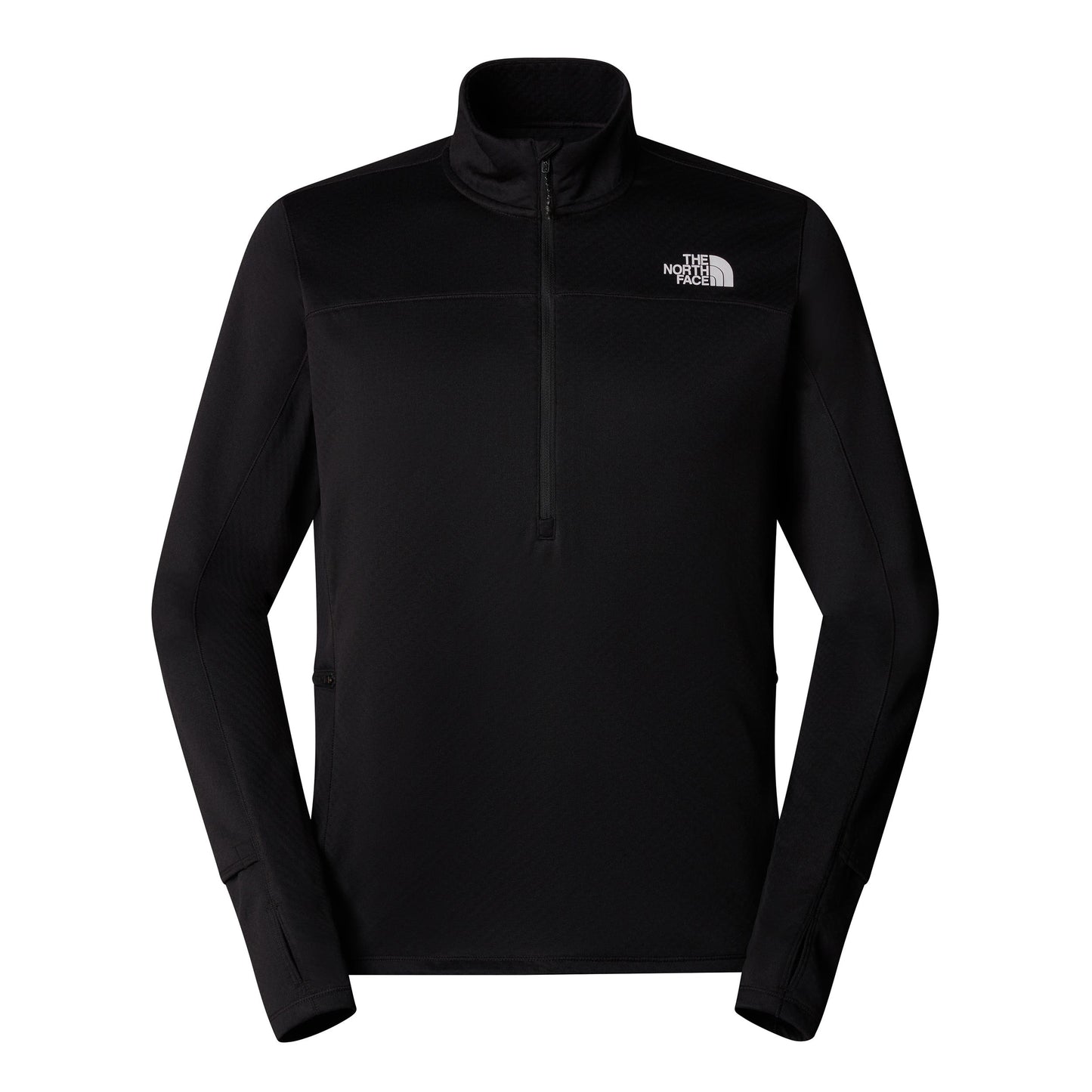 The North Face Winter Warm Pro 1/4 Zip Bežecké Tričko Muži-Černá