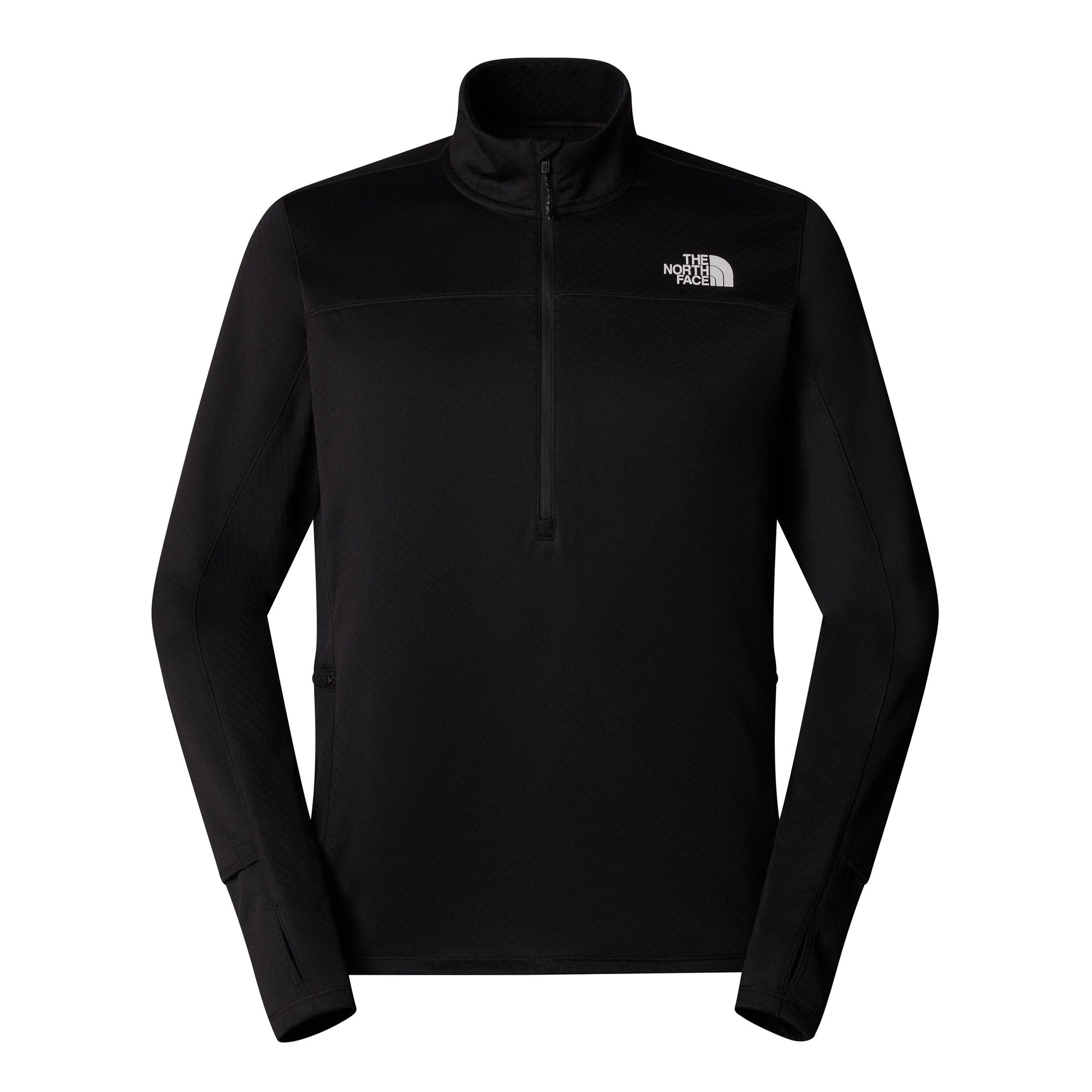 The North Face Winter Warm Pro 1/4 Zip Bežecké Tričko Muži-Černá