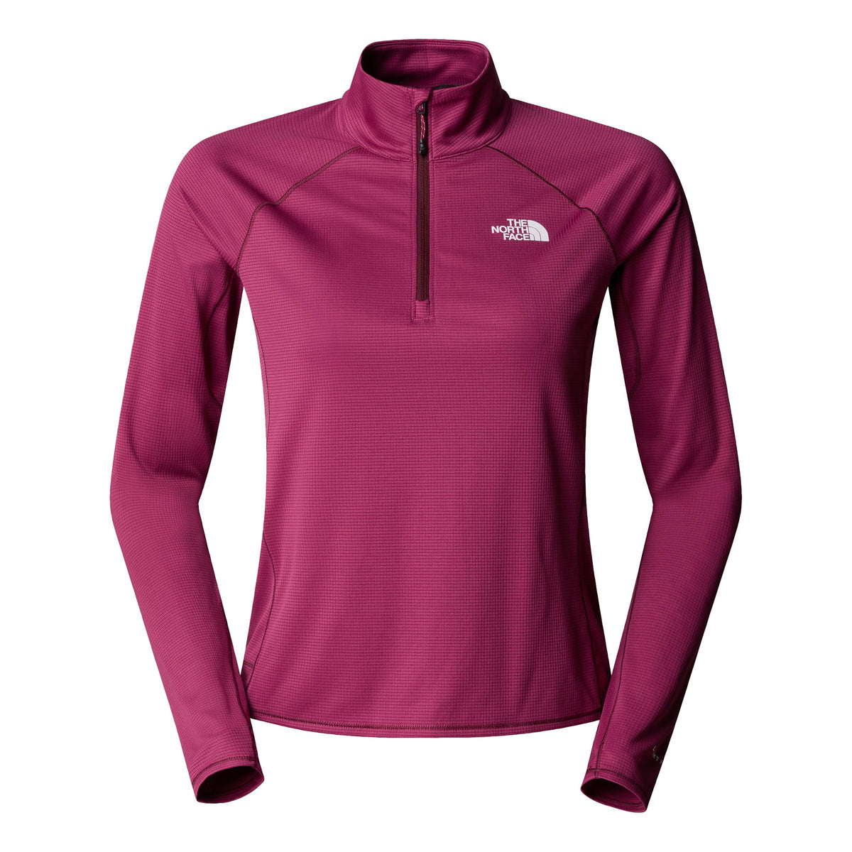 The North Face Sunriser 1/4 Zip Bežecké Tričko Dámy-Berry