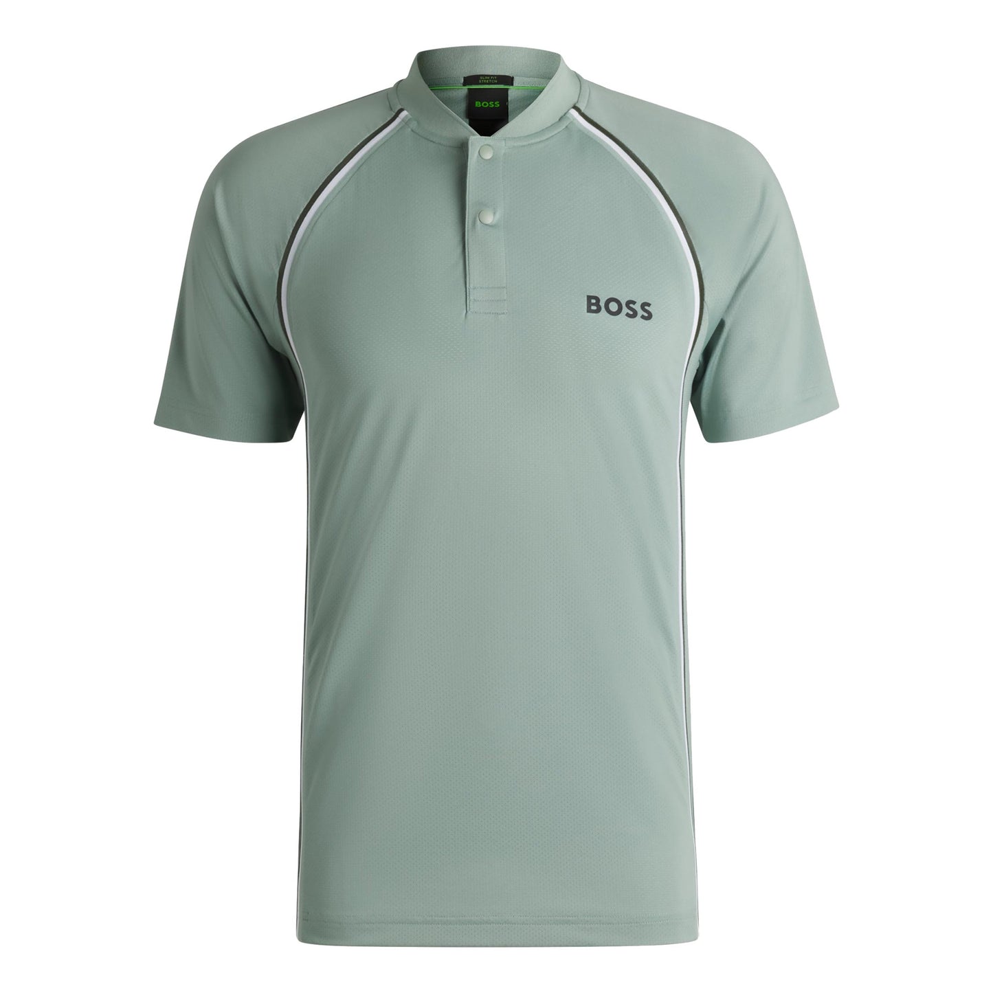 BOSS Pariq TOC Mesh Pólo Muži-Šalvia