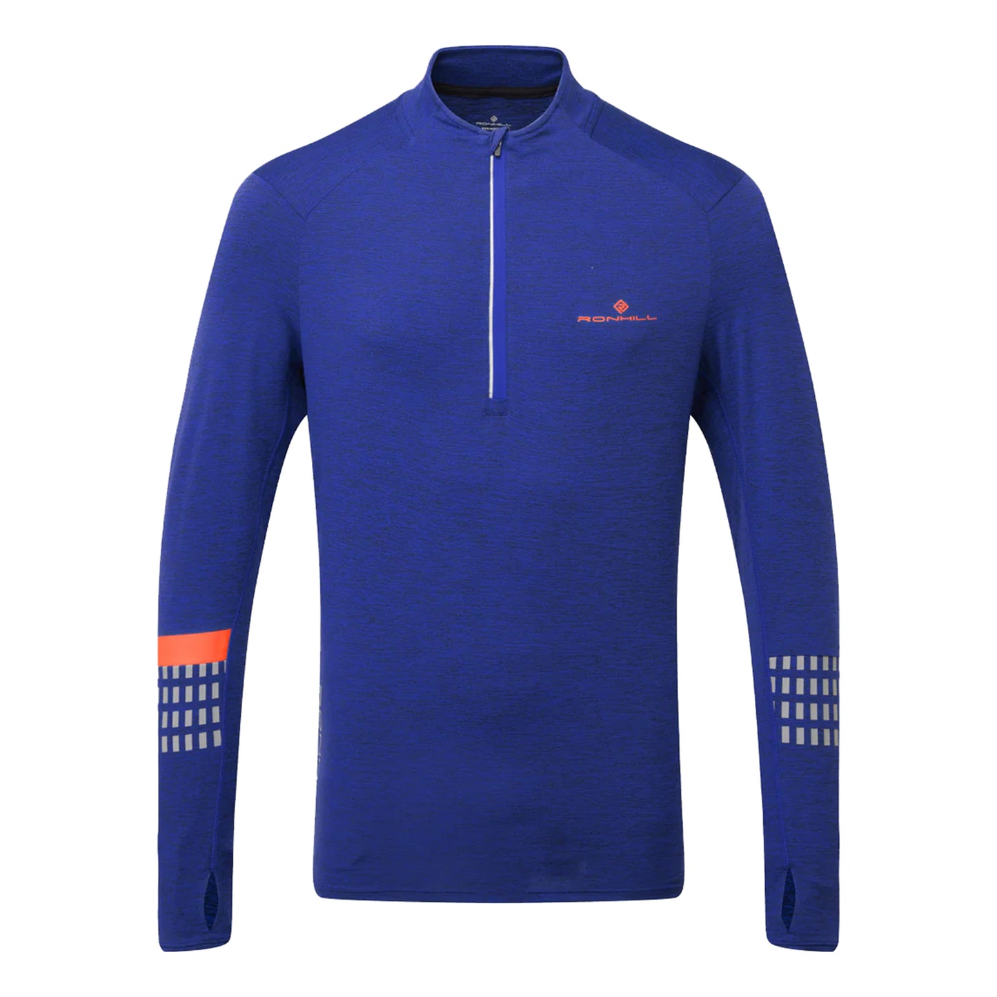 Ronhill Tech Afterhours 1/2 Zip Bežecké tričko Muži - modrá,