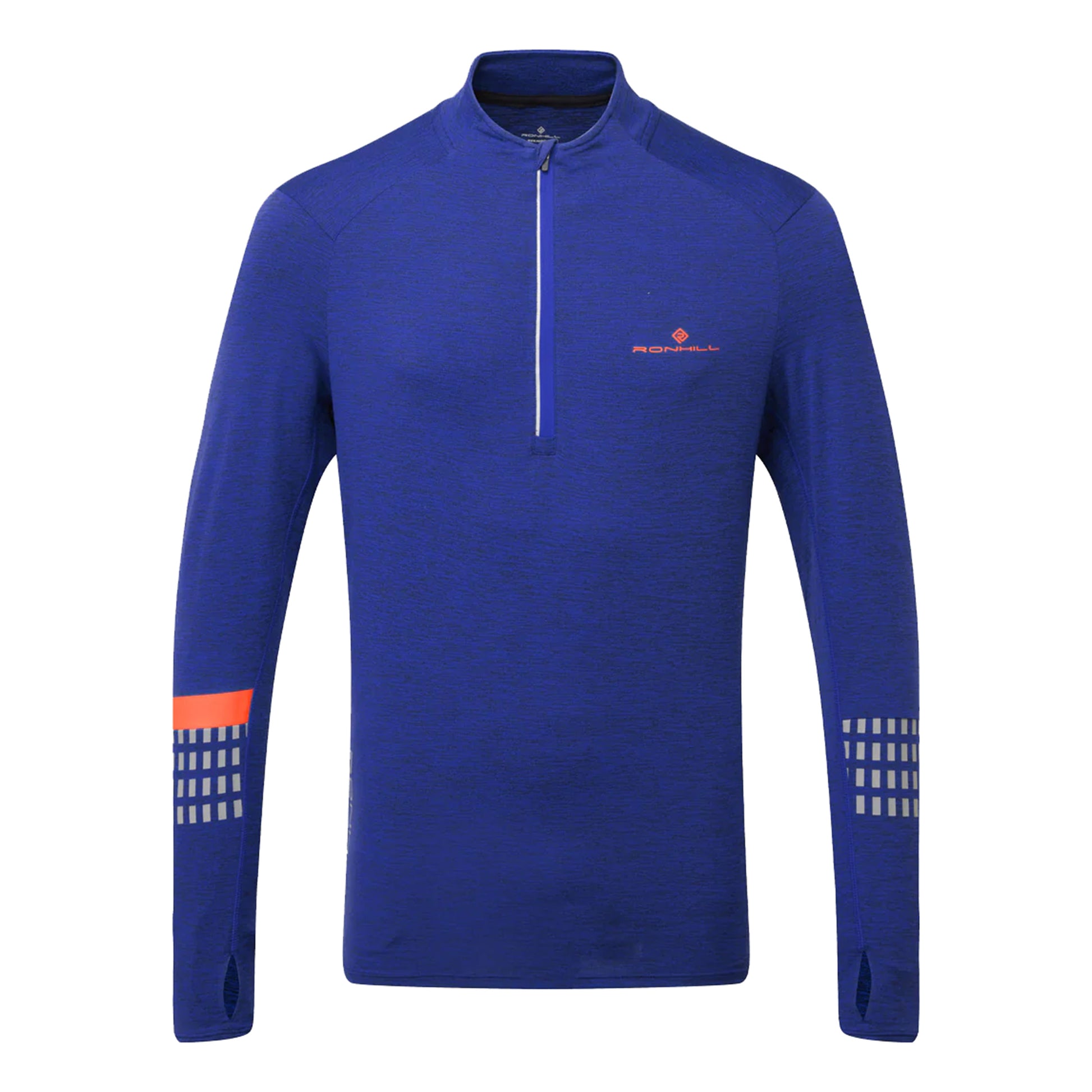 Ronhill Tech Afterhours 1/2 Zip Bežecké tričko Muži - modrá,