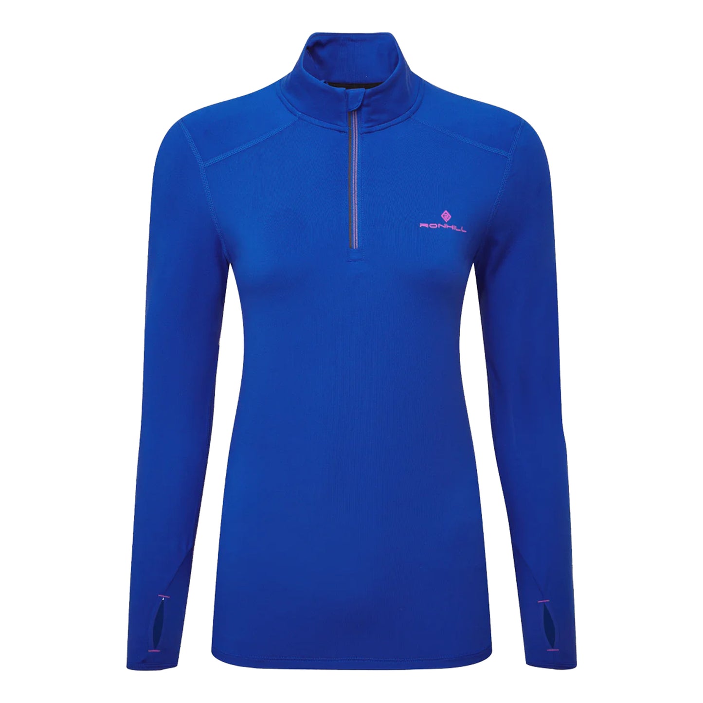 Ronhill Core Thermal 1/2 Zip Bežecké Tričko Dámy-Modrá