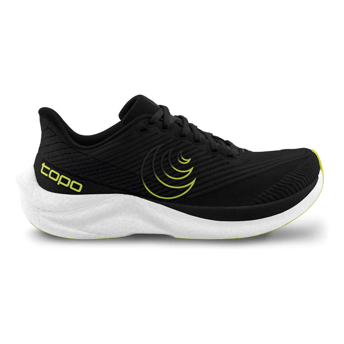 TOPO ATHLETIC Cyclone 3 Závodní Obuv Muži-Černá,Limetková